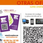 Tarjeta Personal Codigo QR o QR CODE