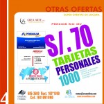 Tarjetas Personales en Lima